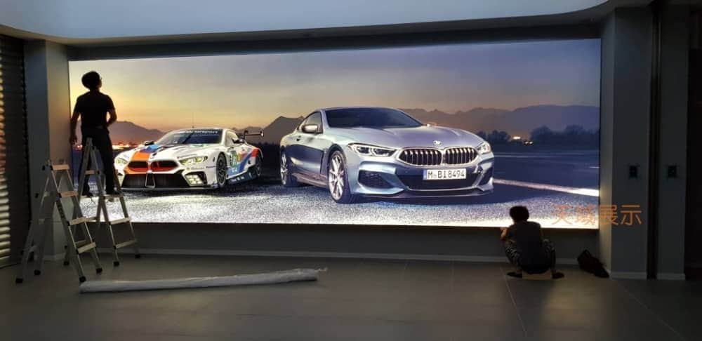 卡布燈箱  BMW汽車展示中心