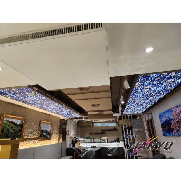 日本料理餐廳天花板軟膜燈箱-1.jpg