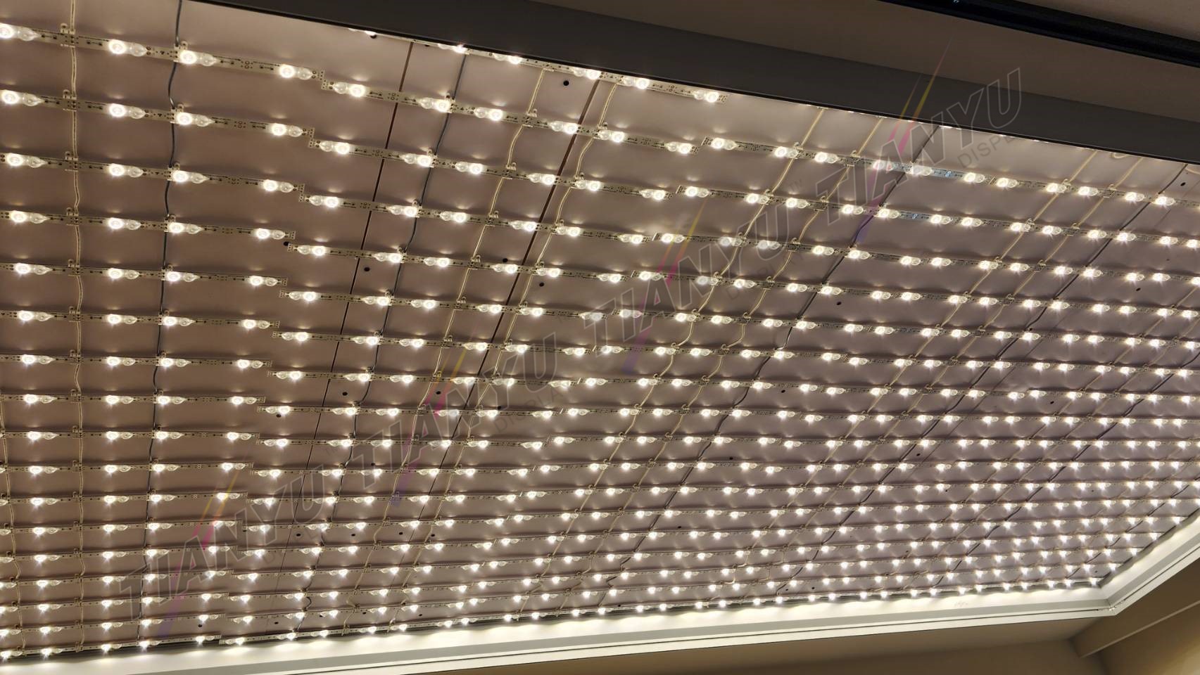 LED天花板卡布燈箱-軟膜燈箱客戶見證 Soft film light box,LED fabric light box