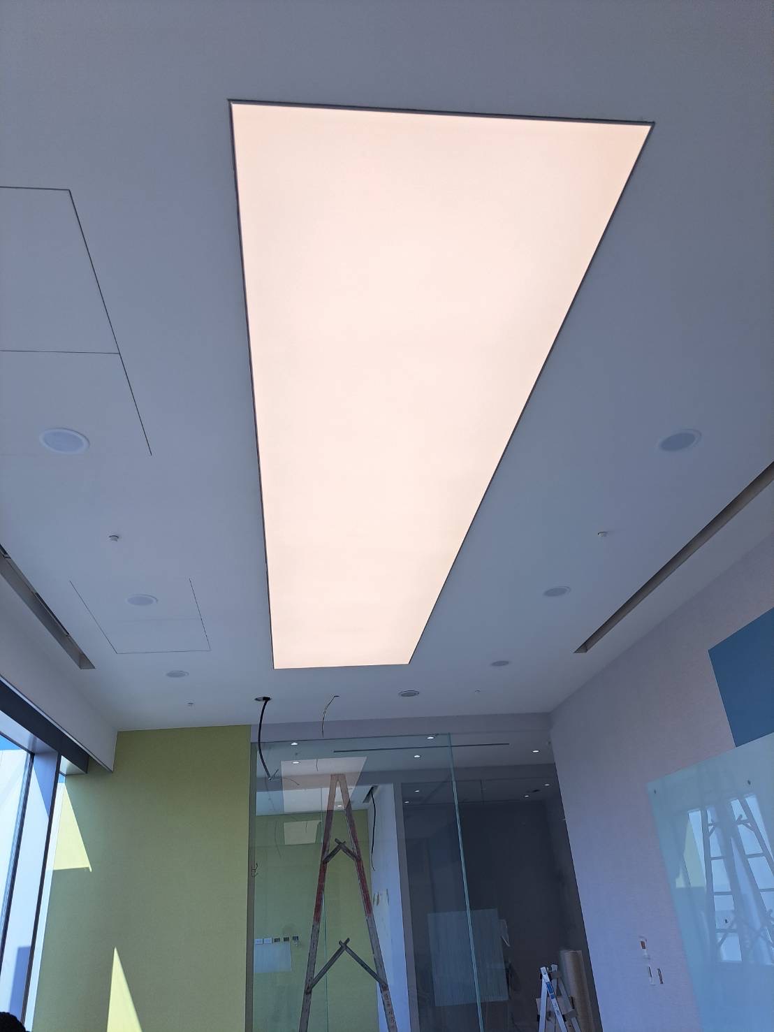 LED天花板卡布燈箱-軟膜燈箱客戶見證 Soft film light box,LED fabric light box-1