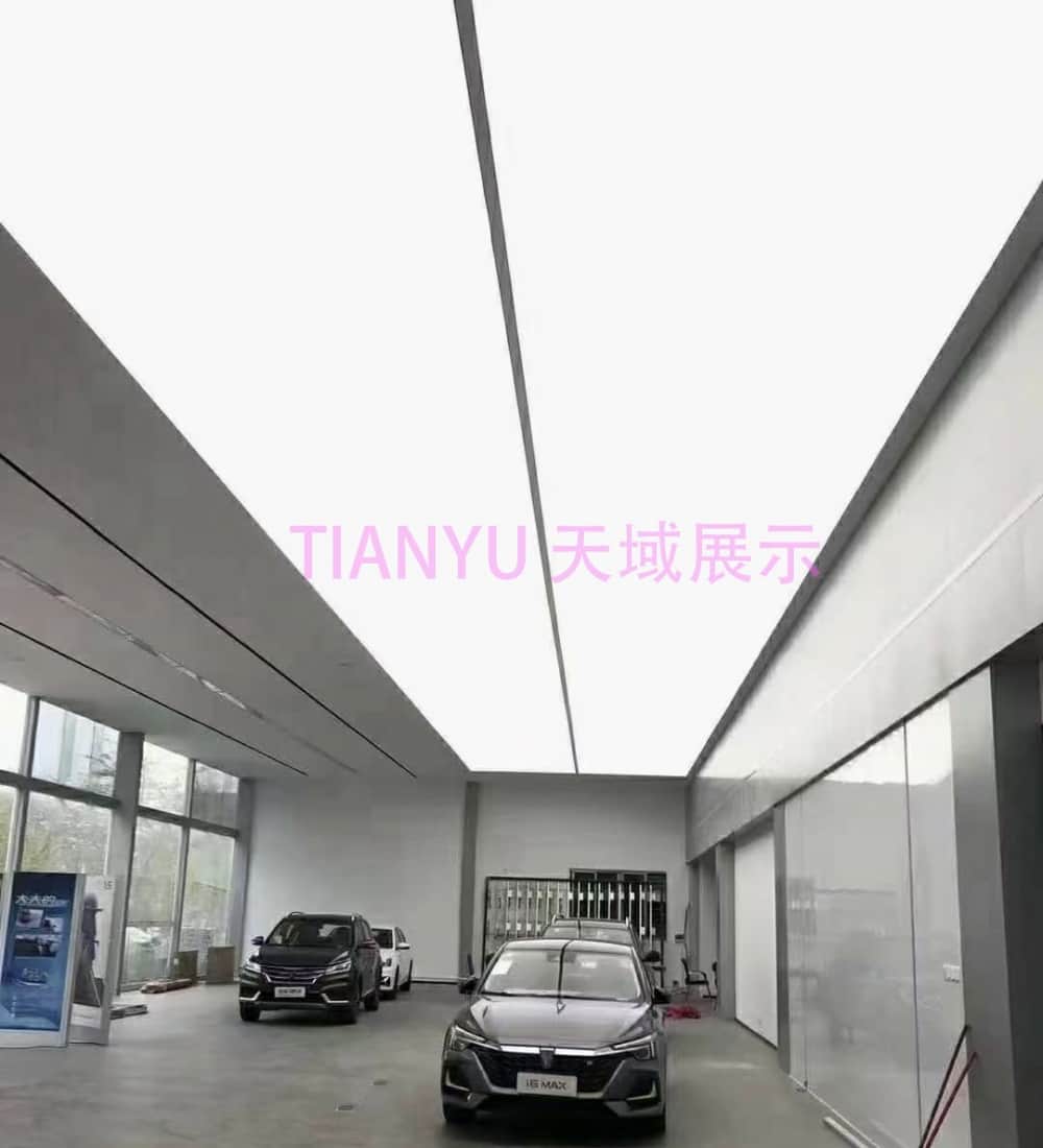 LED天花板卡布燈箱-軟膜燈箱客戶見證 Soft film light box,LED fabric light box-2