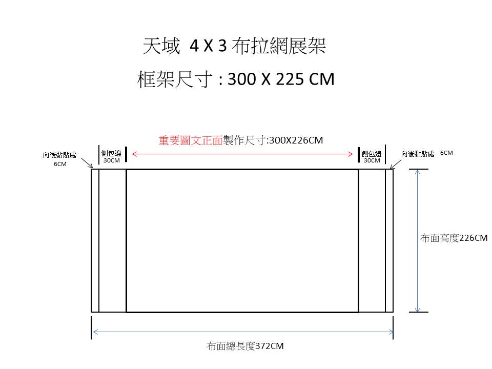 布拉網易拉網展架規格表