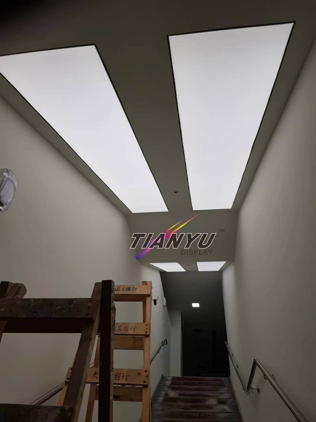 LED天花板卡布燈箱-軟膜燈箱客戶見證 Soft film light box,LED fabric light box-2