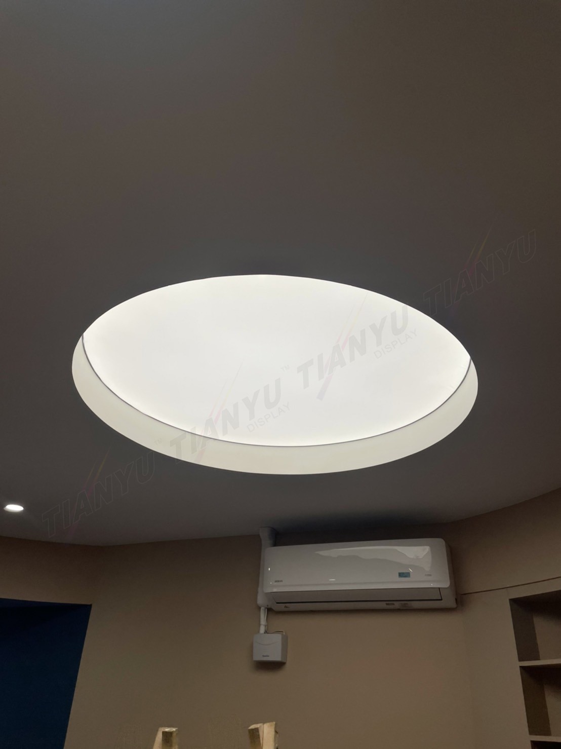 LED天花板卡布燈箱-軟膜燈箱客戶見證 Soft film light box,LED fabric light box