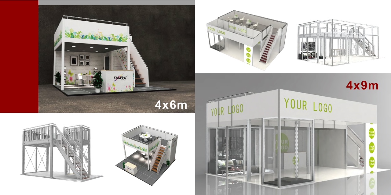 雙層鋁架展位 Double deck