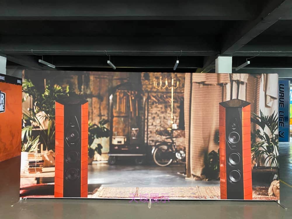 快幕秀展覽牆 Portable Exhibition Booth Background 直角款式