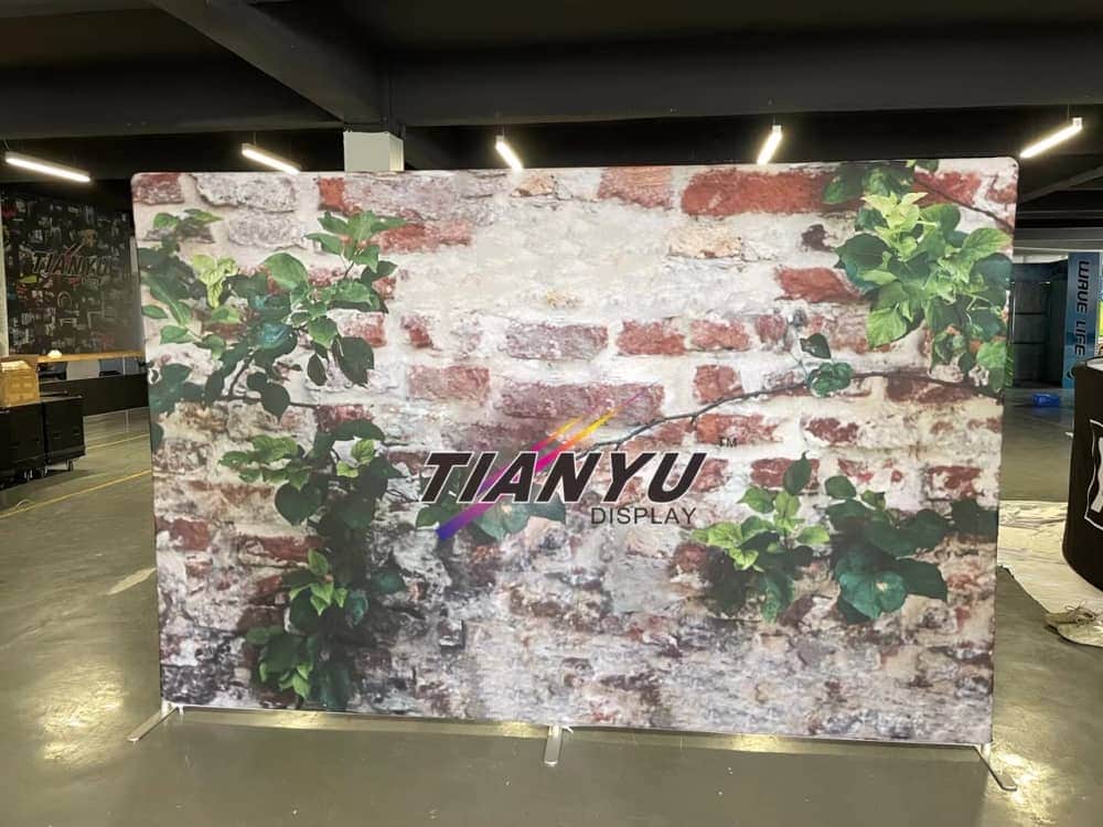 快幕秀展覽牆 Portable Exhibition Booth Background 直角款式-2