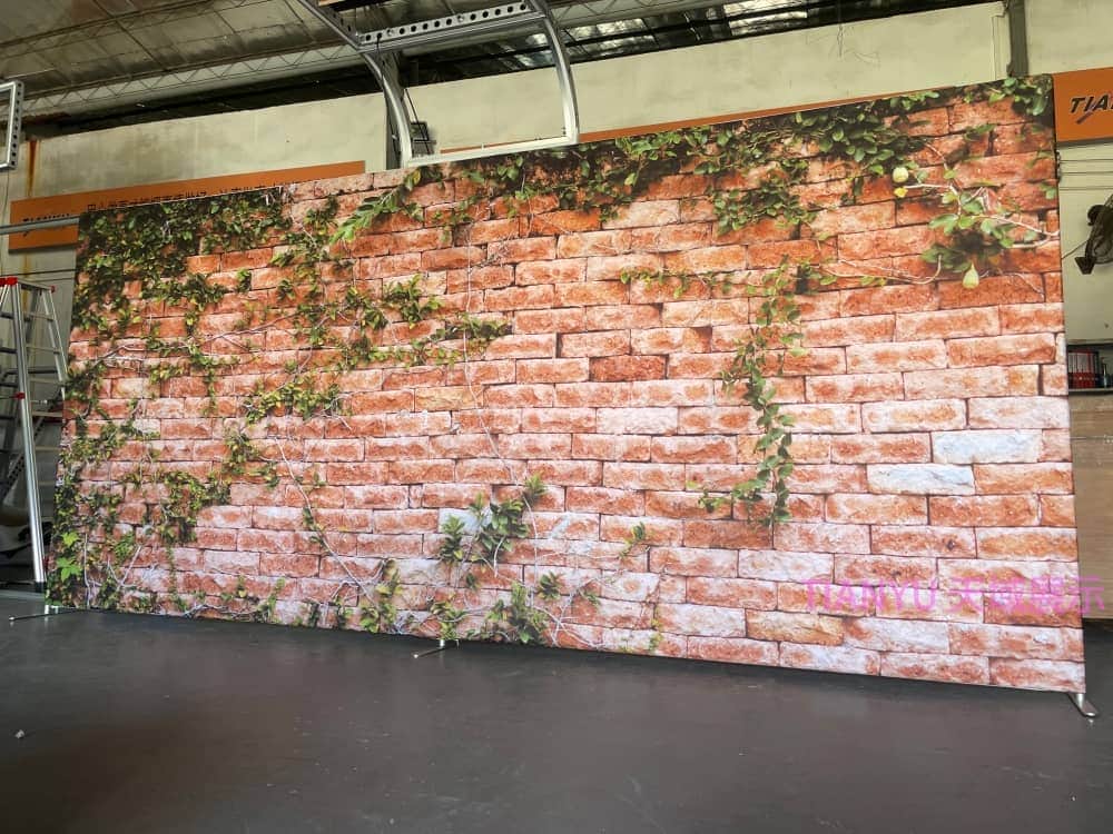 快幕秀展覽牆 Portable Exhibition Booth Background 直角款式-2