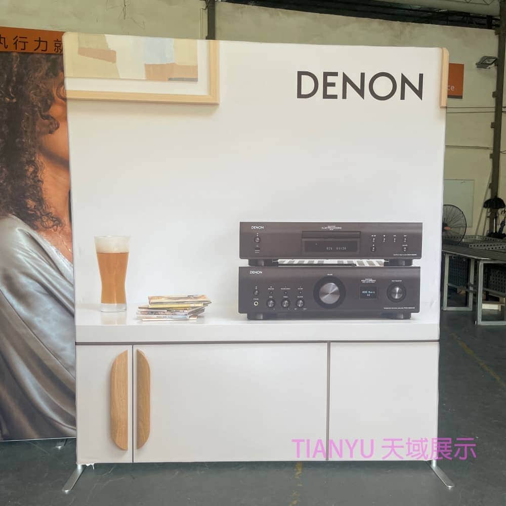 快幕秀展覽牆 Portable Exhibition Booth Background 直角款式-6