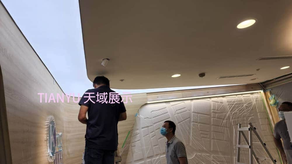 LED天花板卡布燈箱-軟膜燈箱客戶見證 Soft film light box,LED fabric light box-2