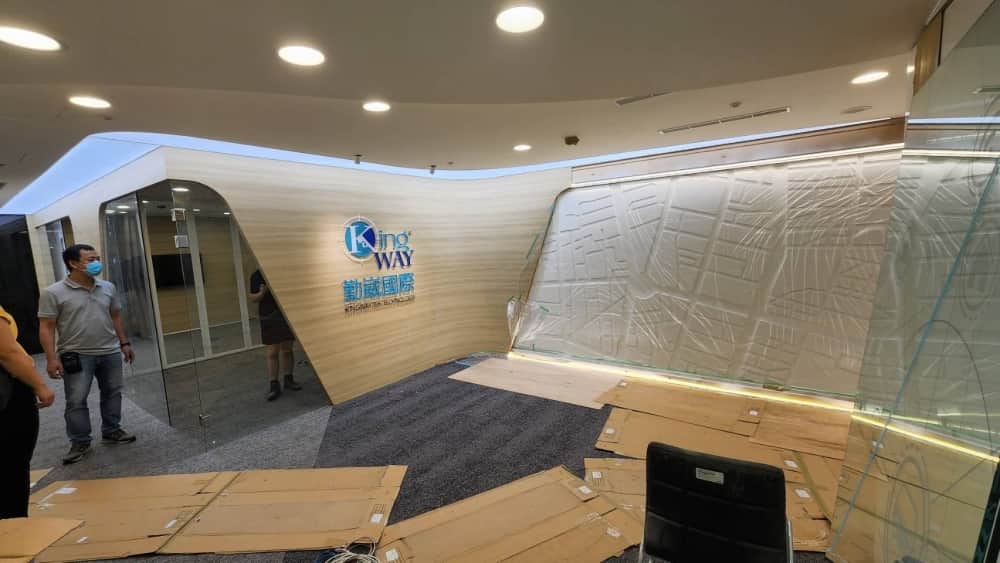 LED天花板卡布燈箱-軟膜燈箱客戶見證 Soft film light box,LED fabric light box-3