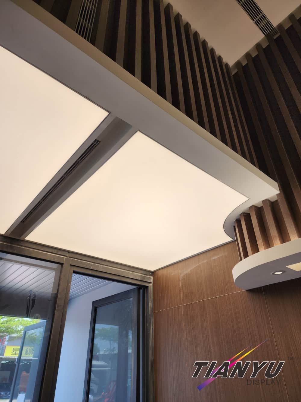 LED天花板卡布燈箱-軟膜燈箱客戶見證 Soft film light box,LED fabric light box-2