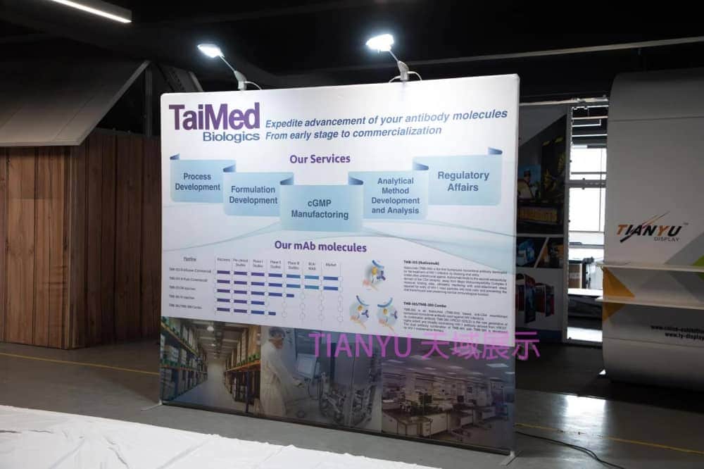 快幕秀展覽牆 Portable Exhibition Booth Background