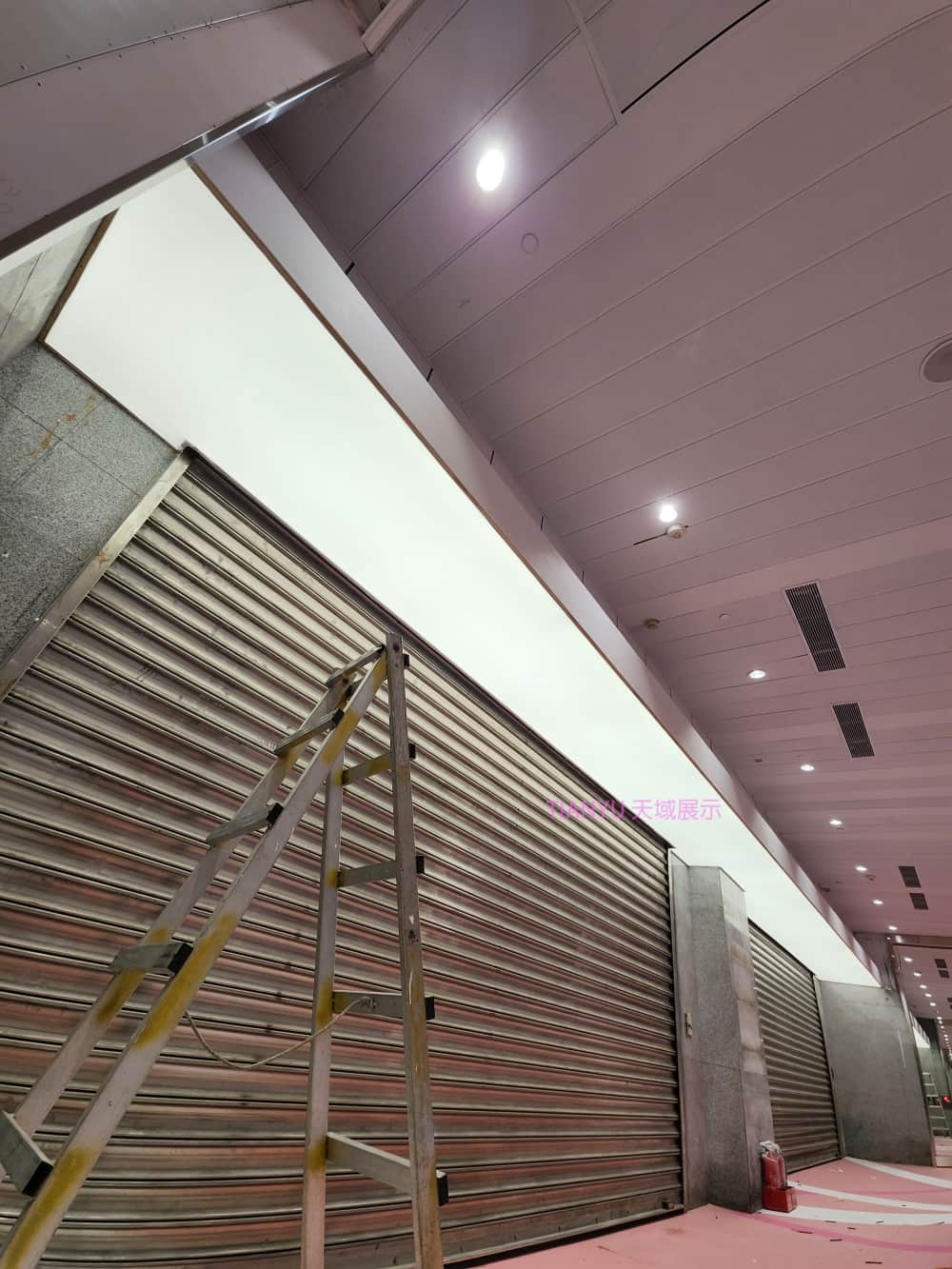 LED天花板卡布燈箱-軟膜燈箱客戶見證 Soft film light box,LED fabric light box-6