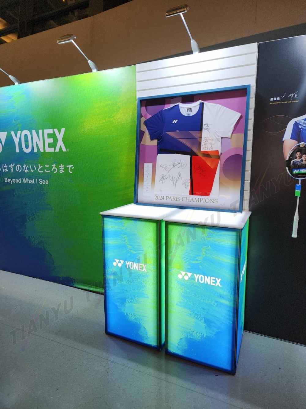 LED卡布燈箱展示桌 LED fabric light box desk