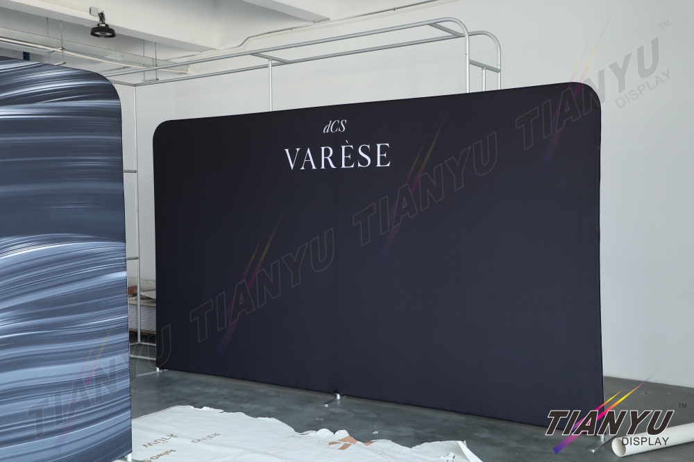 快幕秀展覽牆 Portable Exhibition Booth Background 圓角款式