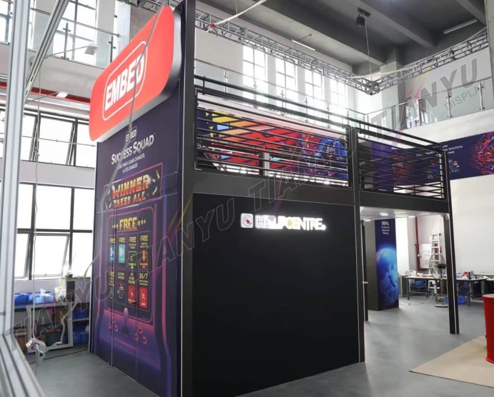 雙層鋁架展位 Double deck