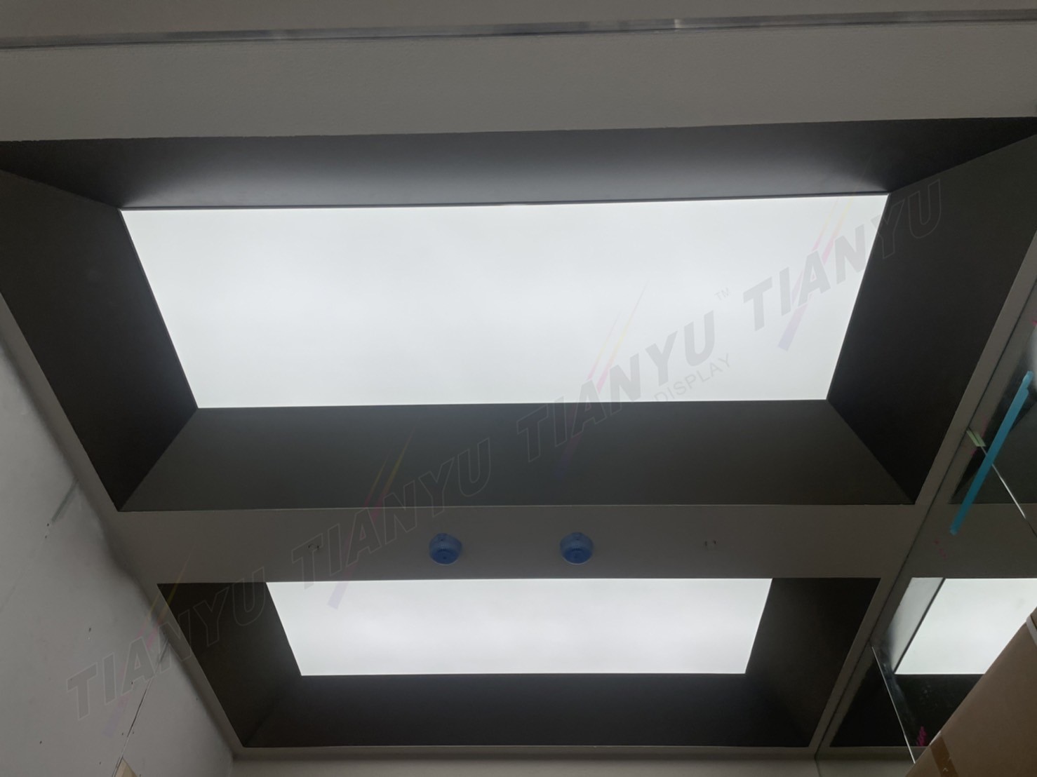 LED天花板卡布燈箱-軟膜燈箱-New Balance NB 客戶見證 Soft film light box,LED fabric light box