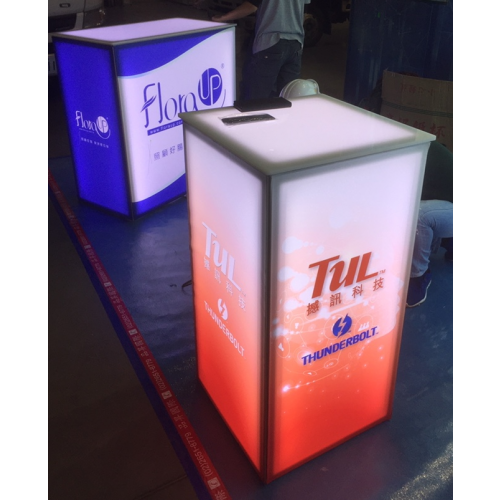 卡布燈箱展示台桌Display table出租-2